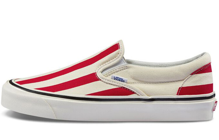 

Кроссовки Vans Slip-On "Anaheim Factory" Red Big Stripes