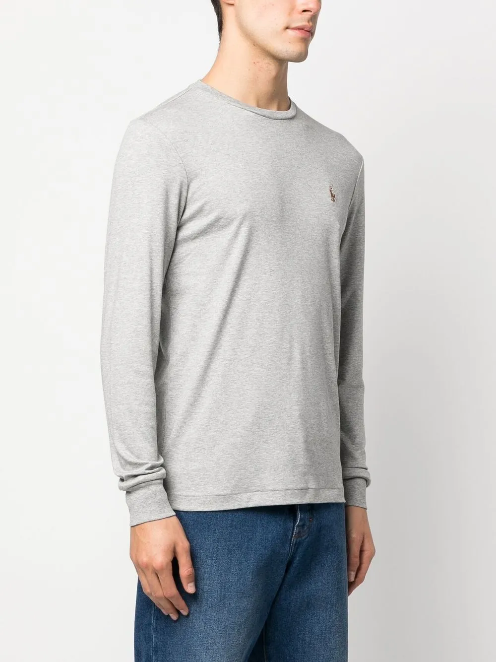 Футболка Polo Pony POLO RALPH LAUREN, серый — фото 3