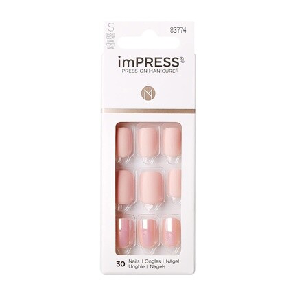 

Маникюрные ногти Impress овальные, короткие, нажимные, Kiss