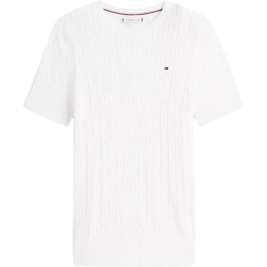 Свитер женский белый crew neck Tommy Hilfiger, White