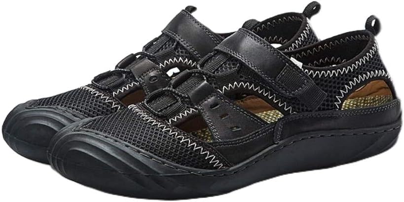 

Мужские летние дышащие повседневные сандалии Asifn, черный