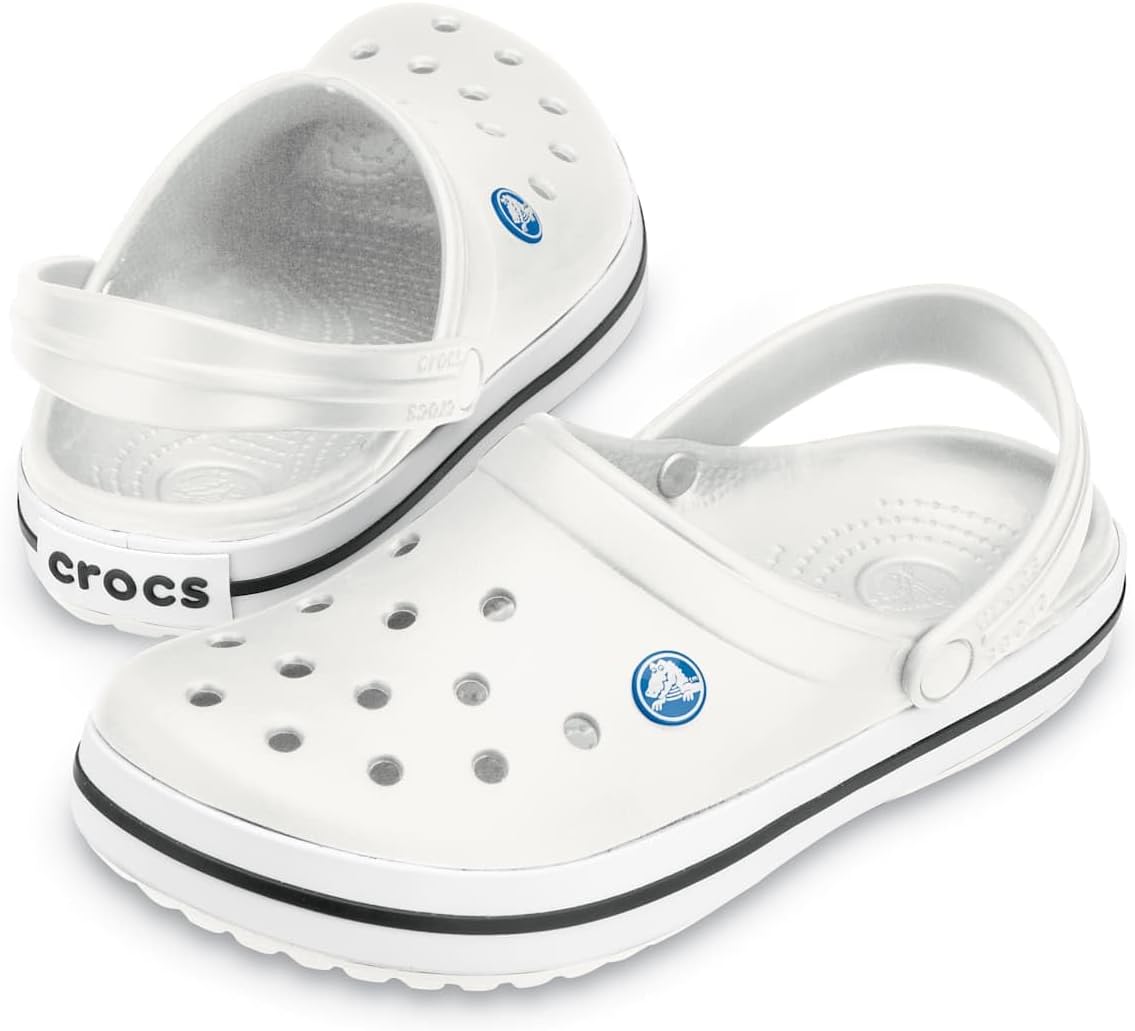 Унисекс сабо Crocs Crocband, белый/черный — фото 4