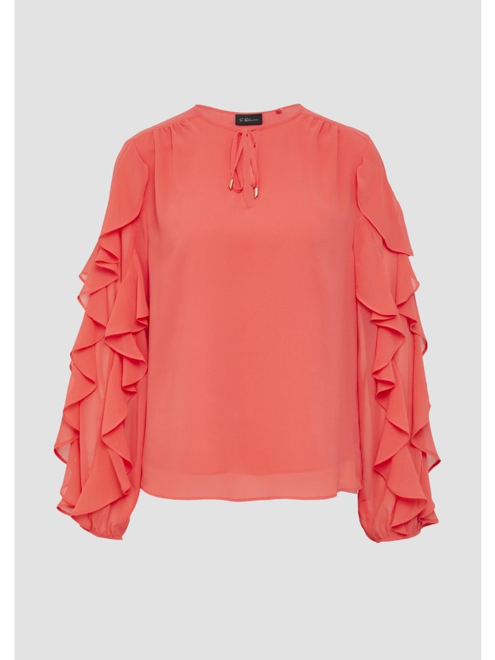 

Блузка цвета 3221_кораллово-красный s.Oliver