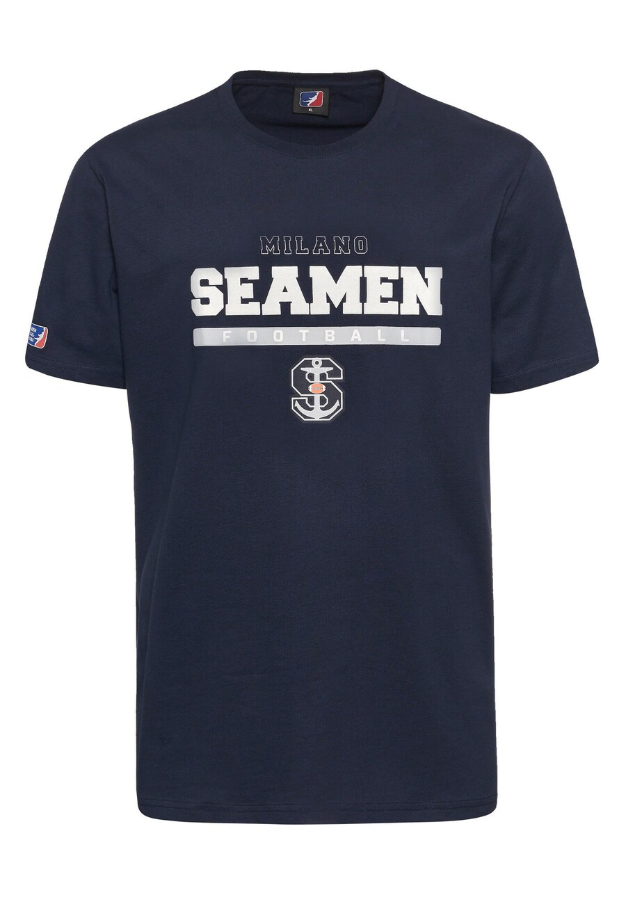 

Футболка European League of Football Shirt Milano Seamen Identity, темно-синий