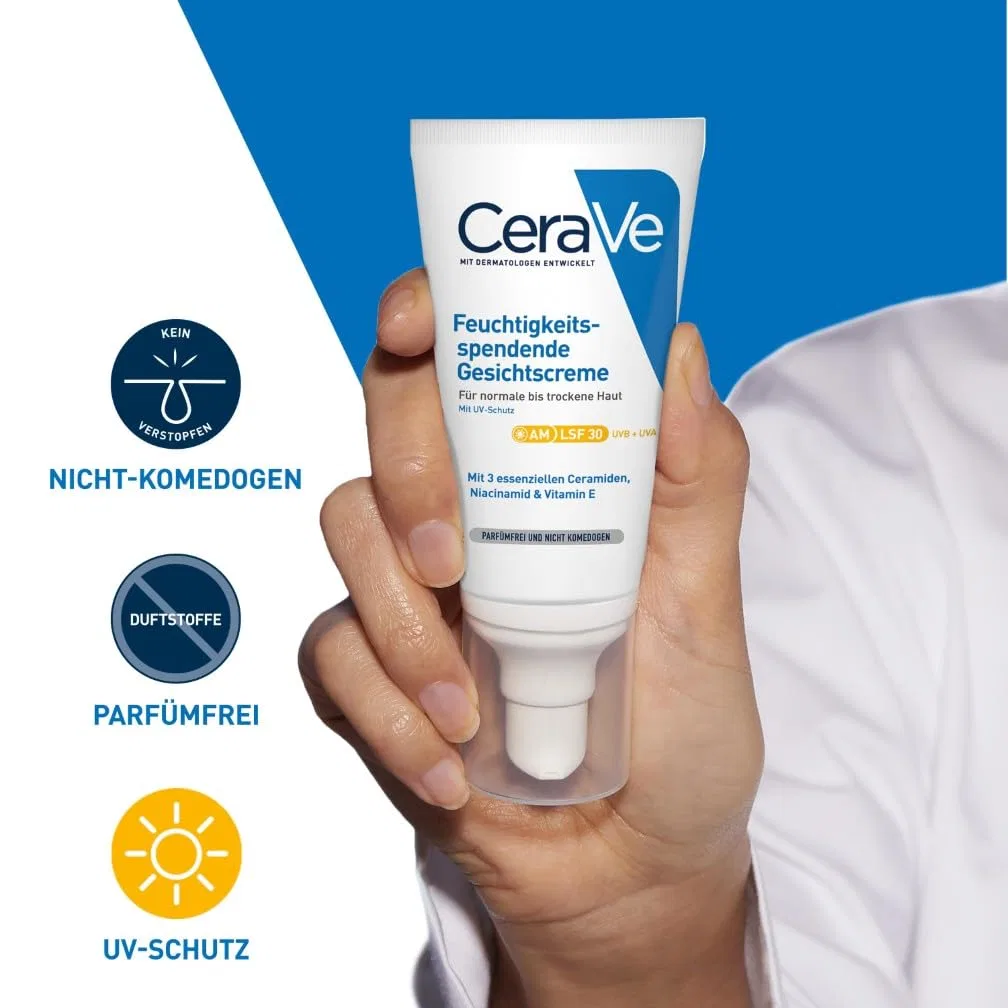 Крем для лица SPF30 CERAVE Увлажняющий дневной от — фото 3