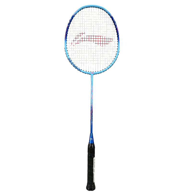 

LINING Thunder 9 carbon aluminum бадминтонная ракетка атакующего типа с утяжеленной головкой, жесткий стержень начального уровня 4U/G5 Blue