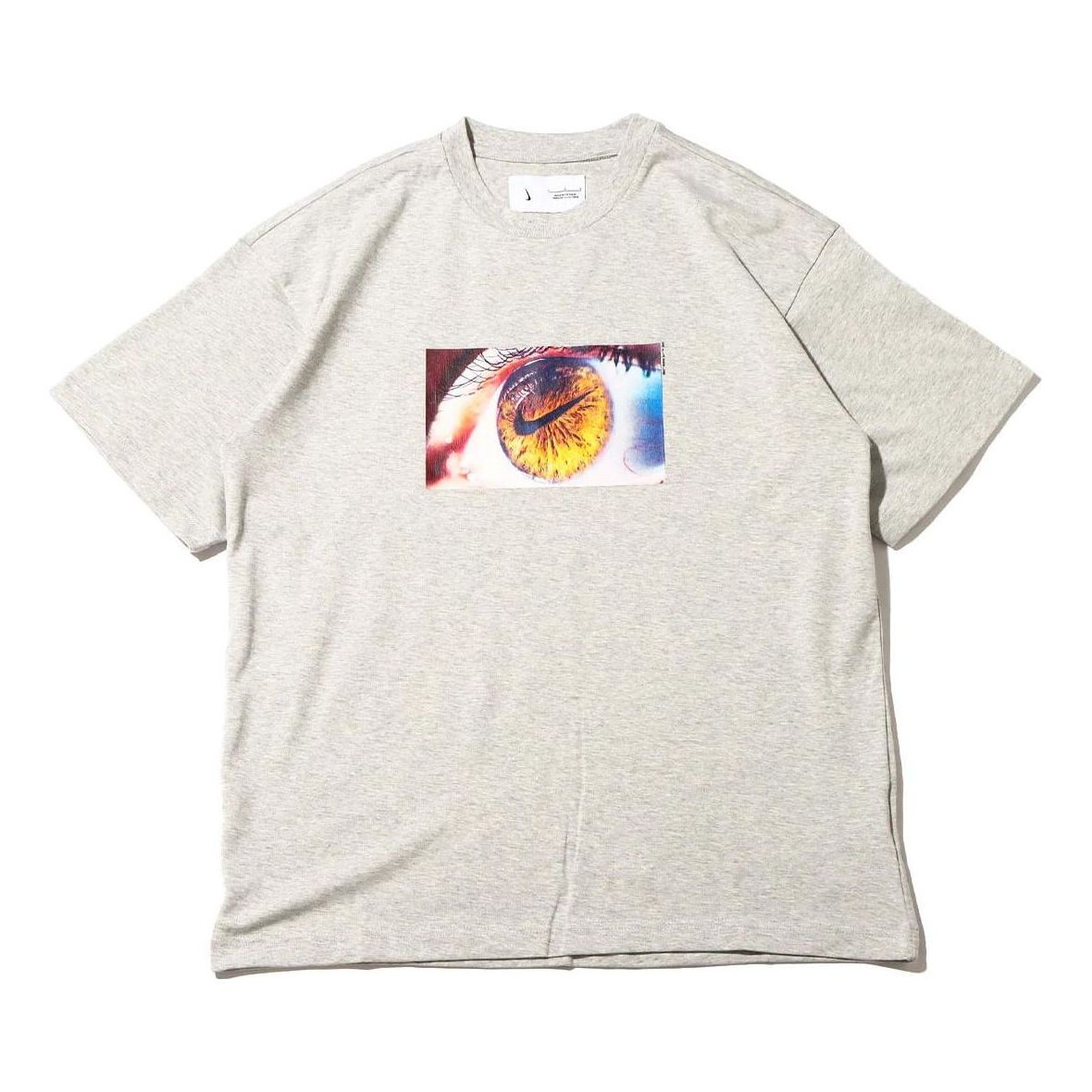 

Футболка Men's Nike Eye Pattern Logo Printing Round Neck Casual Short Sleeve Gray T-Shirt DX5832-050