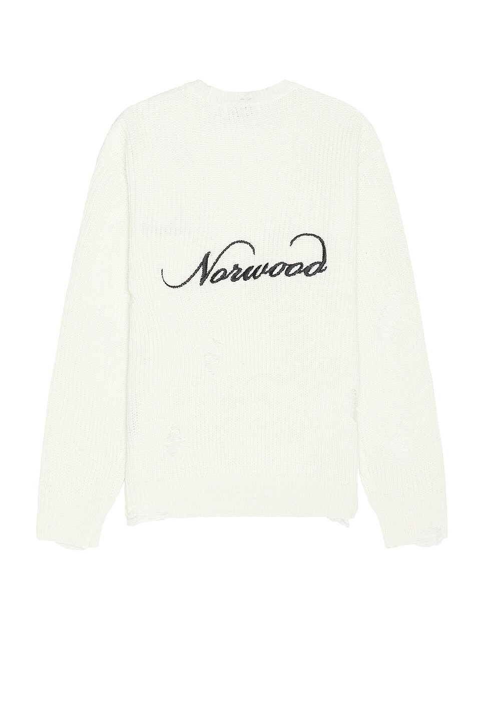 

Свитер с потертым логотипом Norwood, цвет Cream