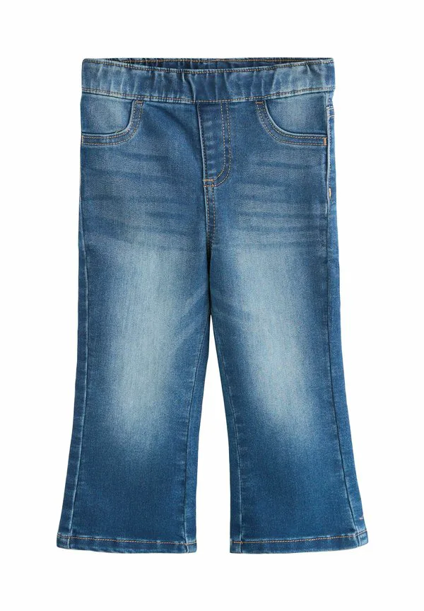 Джинсы прямого кроя с расклешенной юбкой Next, Mid Blue Denim