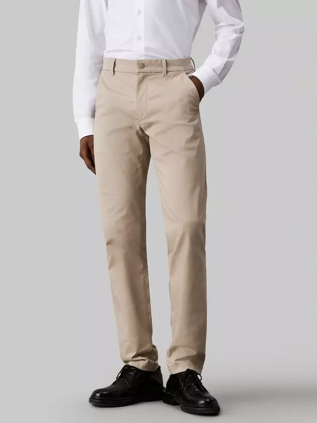 

Брюки Calvin Klein Jeans Sateen Stretch, цвет fresh/clay