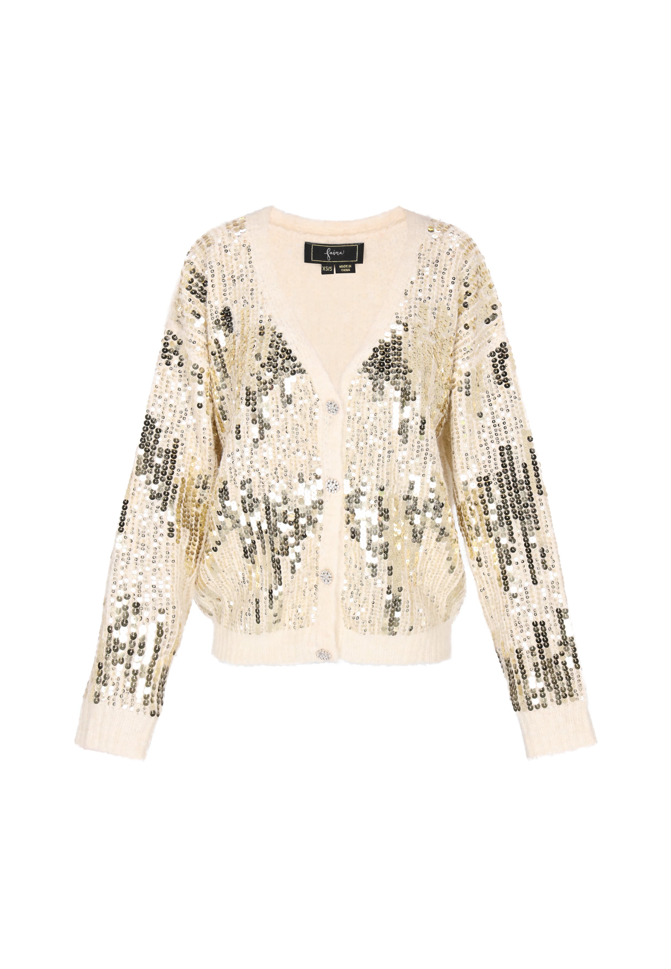 

Faina Кардиган из шерсти белый