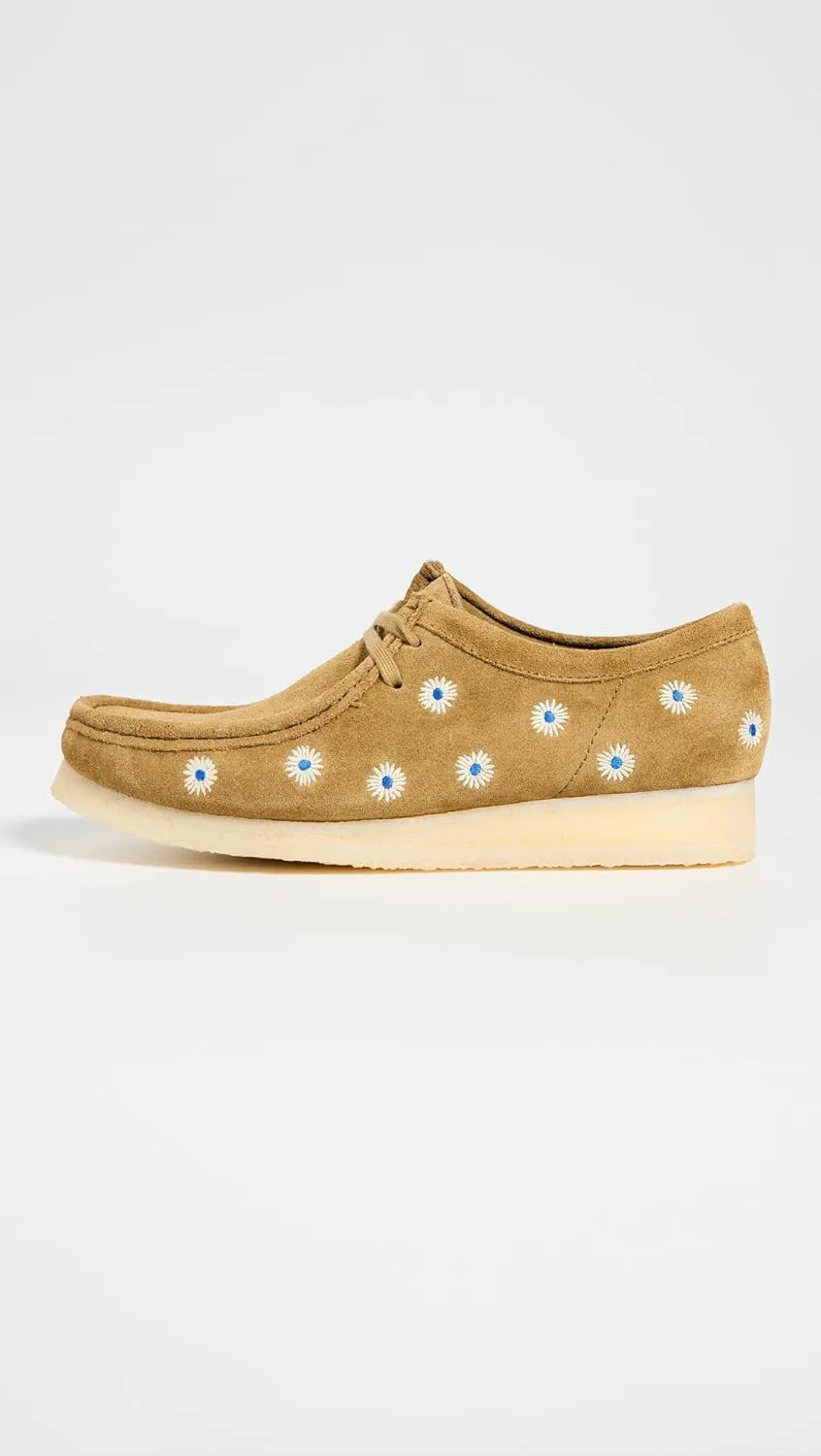Мужские оксфорды Clarks Wallabee, черные, темно-оливковый — фото 2