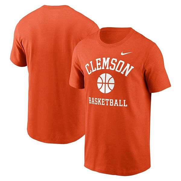

Мужская футболка orange clemson tigers basketball icon Nike
