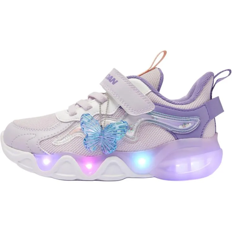 Детские повседневные кроссовки для дошкольников QIAODAN, Soft Gray Purple/Territorial Purple