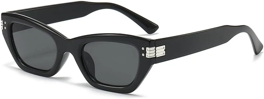 

Женские солнцезащитные очки в винтажном стиле, маленькая оправа, солнцезащитные очки для мужчин для активного отдыха, защита от ультрафиолета UV400 HDUBFY, 1