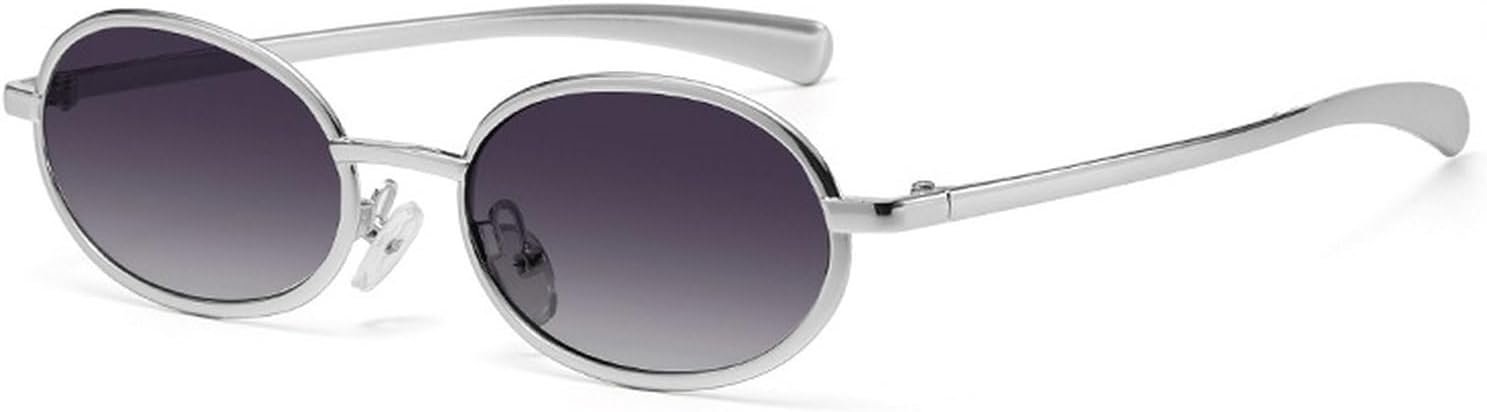 

Солнцезащитные очки Laureles Retro Small Oval для женщин и мужчин, классический винтажный дизайн, градиентная золотая металлическая оправа, защита от УФ-излучения UV400, C5