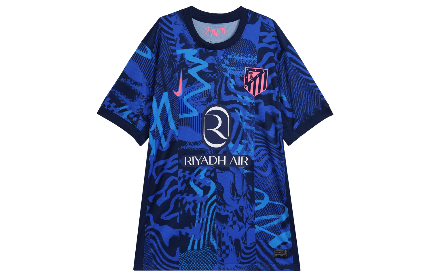 Футболка Atletico Madrid 2024/25 Stadium Third мужская Dri-FIT реплика Nike, синий — фото 3