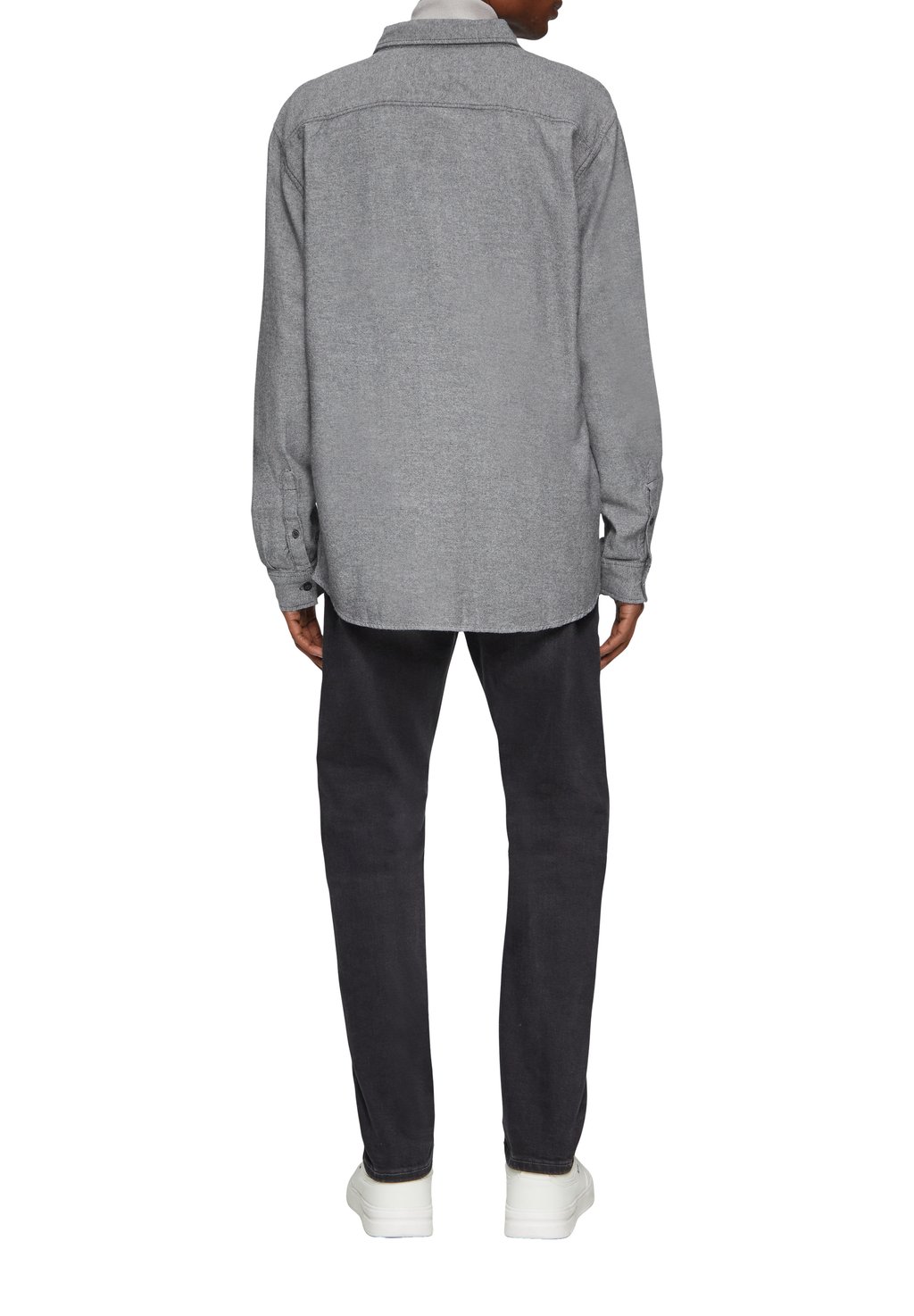 

Рубашка REGULAR FIT MIT AUFGESETZTER QS, синий
