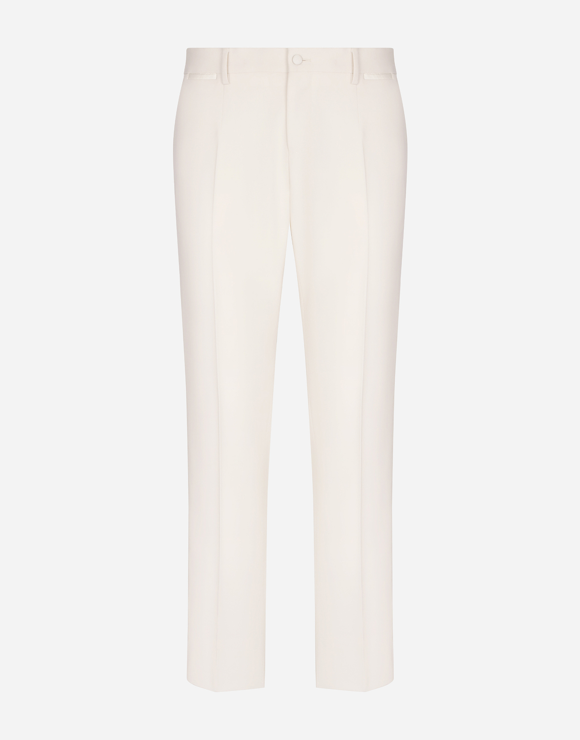 

Классические брюки из эластичной шерсти Dolce & Gabbana, белый