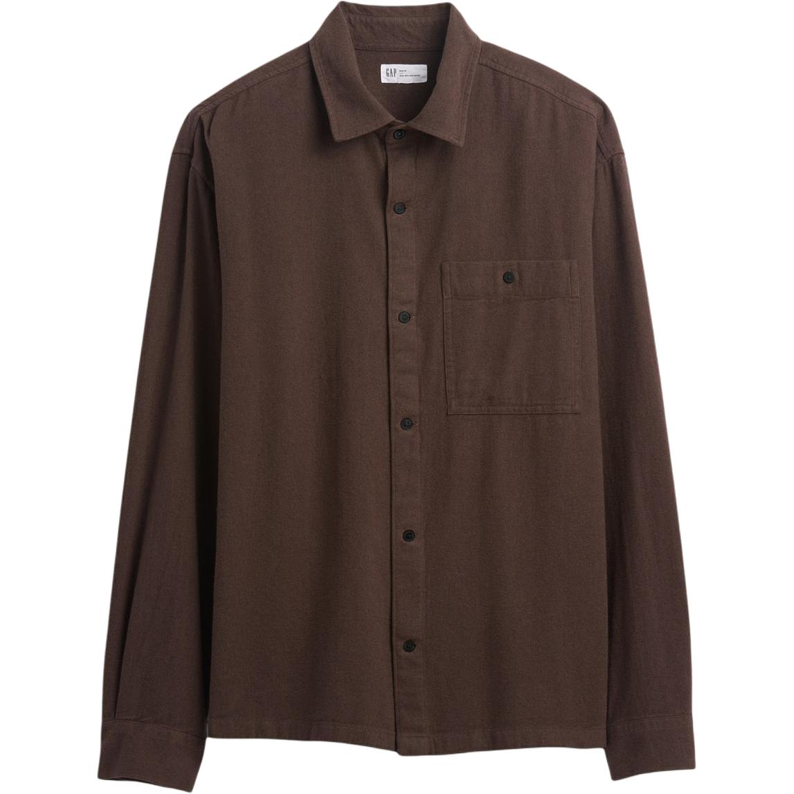 

Мужская рубашка GAP, темно-коричневый