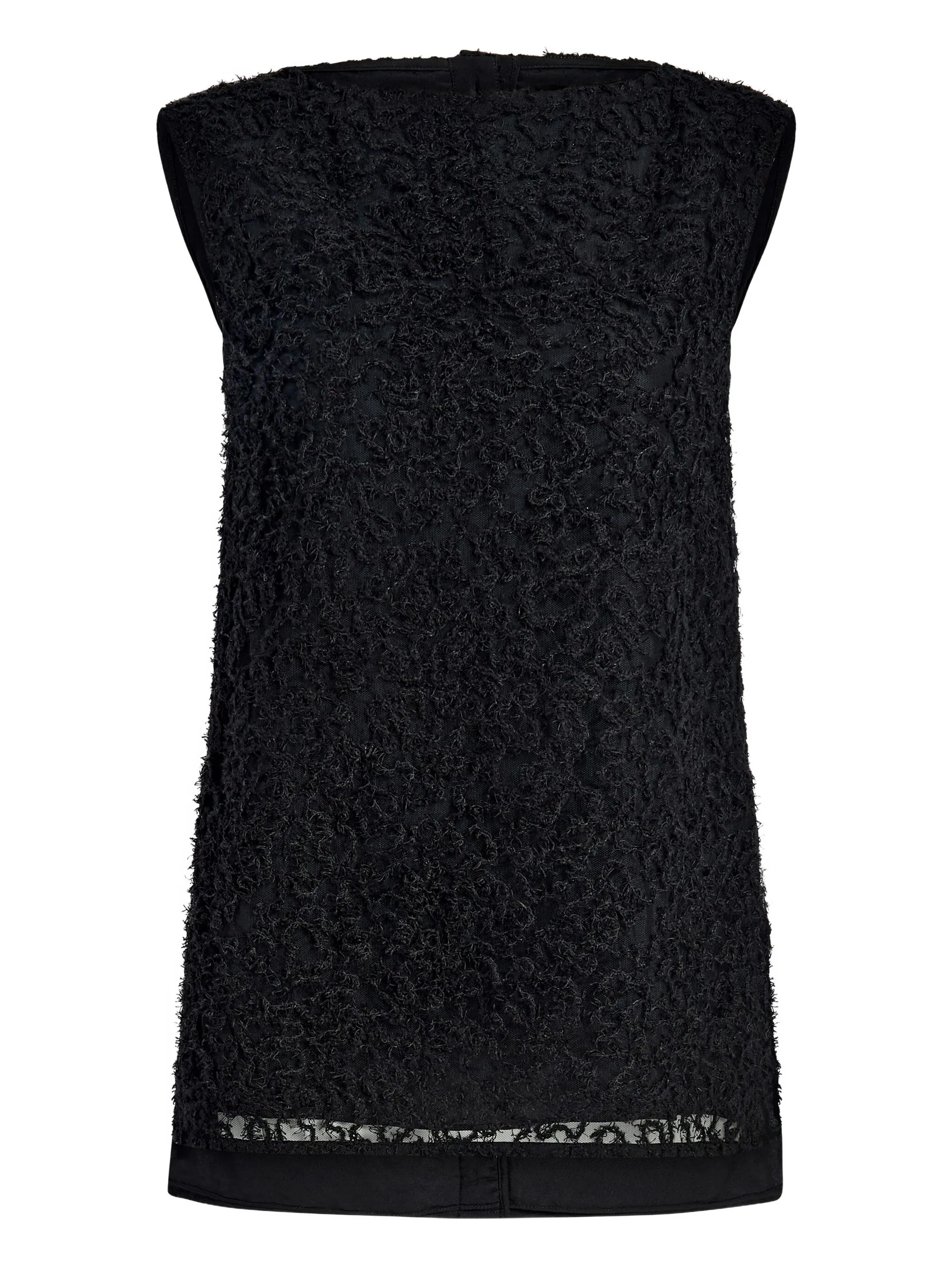 

Топ Virginie с вышивкой и бахромой Proenza Schouler, черный