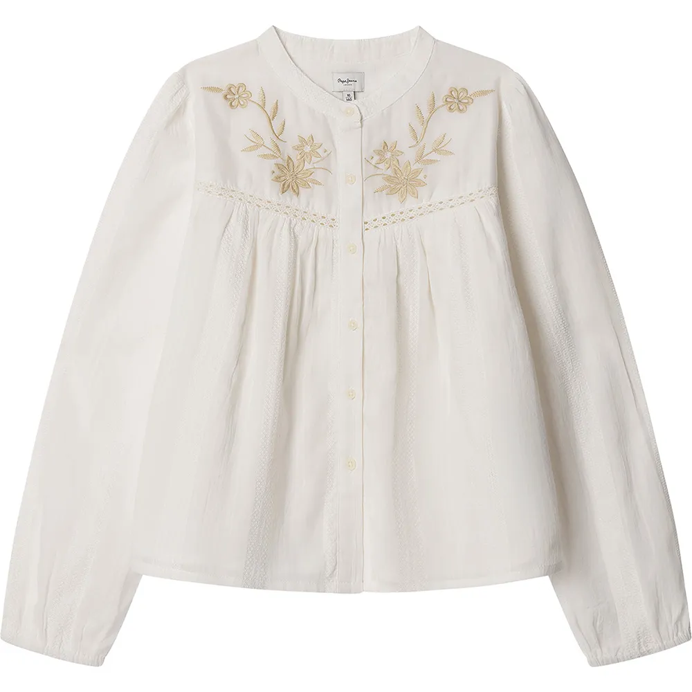 

Рубашка с длинным рукавом Pepe Jeans Heather, белый