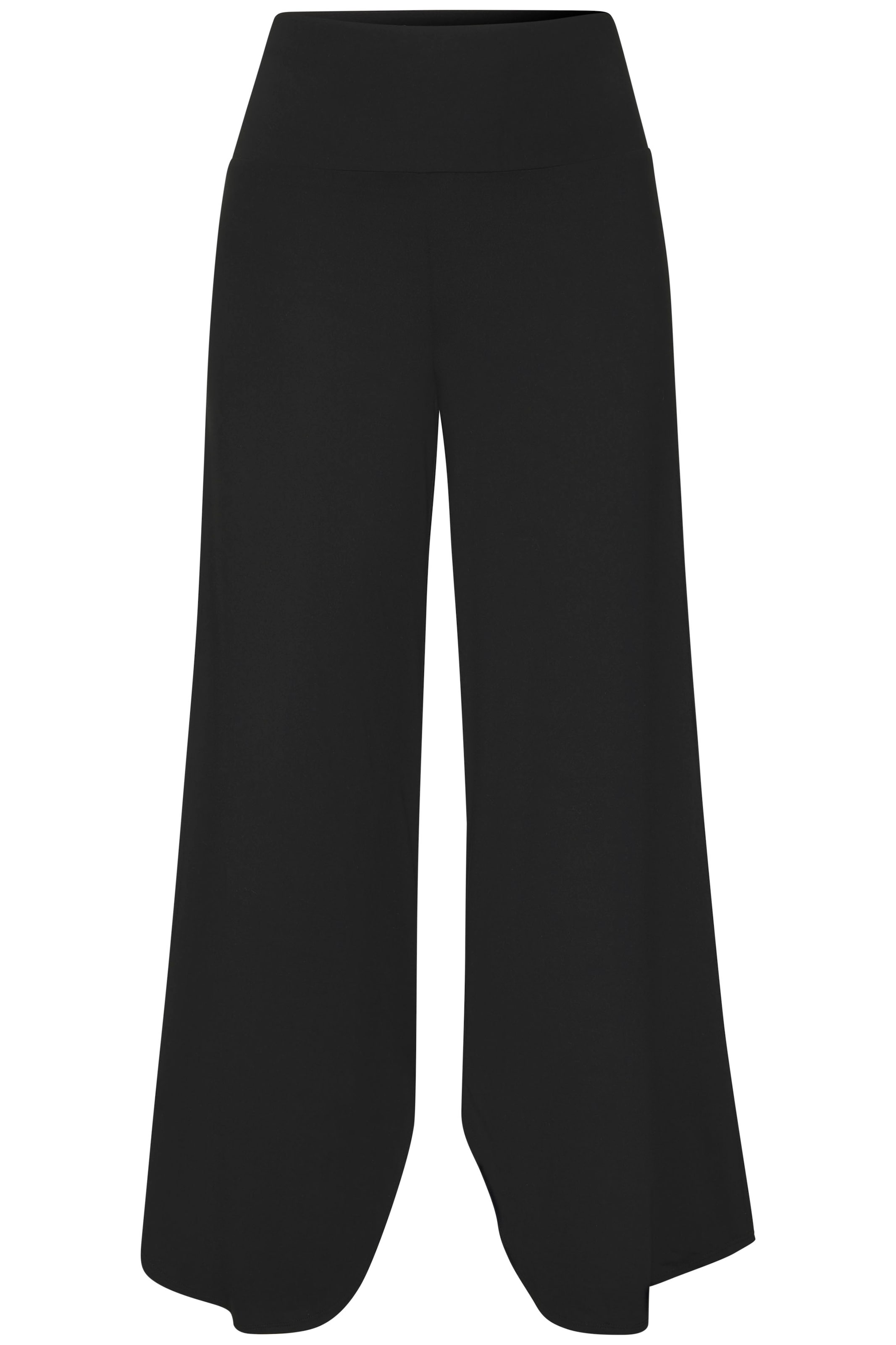 

LASCANA Широкие пижамные брюки в черном цвете