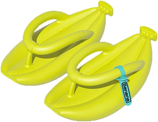 

Унисекс сланцы с бананами для женщин и мужчин, Шлепацы с подушкой, нескользящие тапочки для ванной и душа Ceinom, светло-зеленый