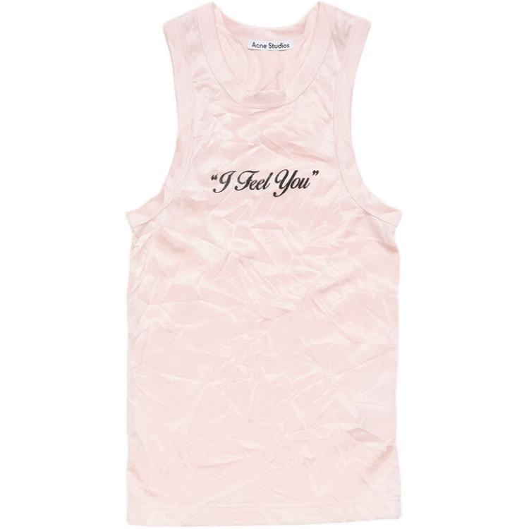 

Футболка-майка SS26 Unisex Acne Studios, розовый