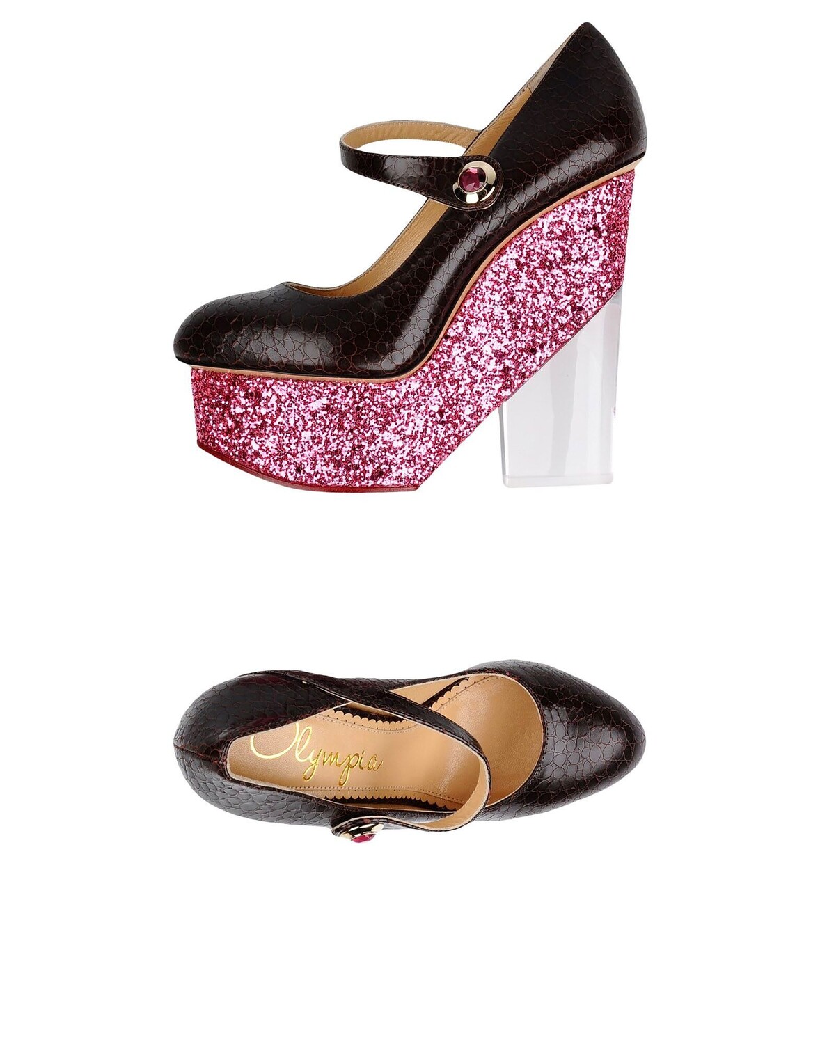 

Туфли Charlotte Olympia, темно-коричневый