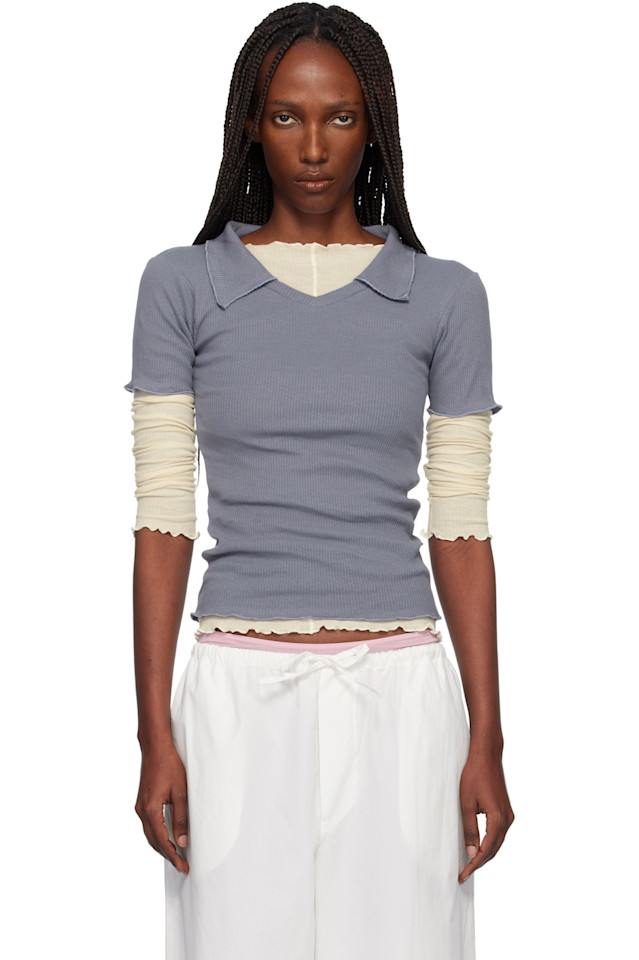 

Baserange Синий изо поло