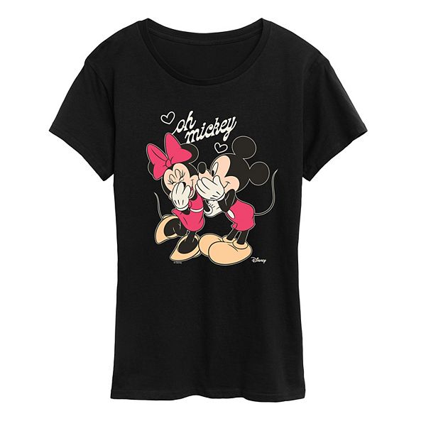 

Женская футболка с принтом Mickey & Minnie Mouse Oh Mickey Disney, Black, Черный, Женская футболка с принтом Mickey & Minnie Mouse Oh Mickey Disney, Black