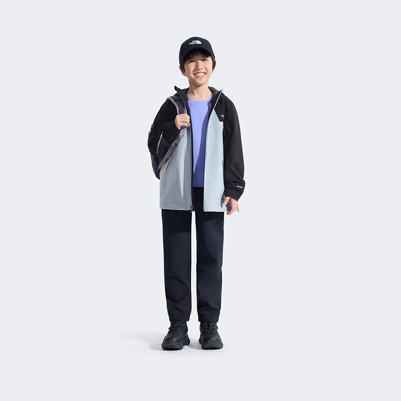 Ветровка детская THE NORTH FACE, Frost Gray Cosmic Black — фото 3