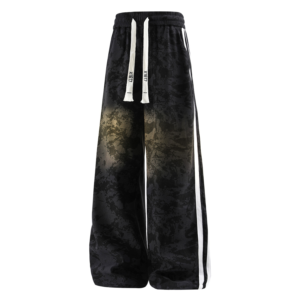 

Повседневные брюки Unisex Moderate Wide Leg X1617, черный pants