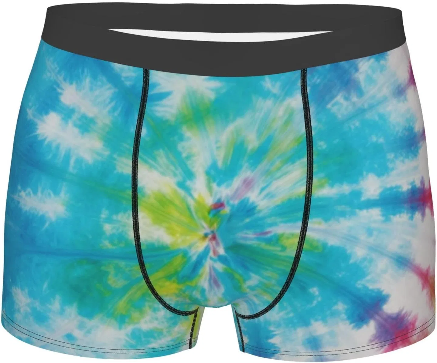 Боксеры с принтом Flamingo Palm Tree, Tie Dye Radial 4