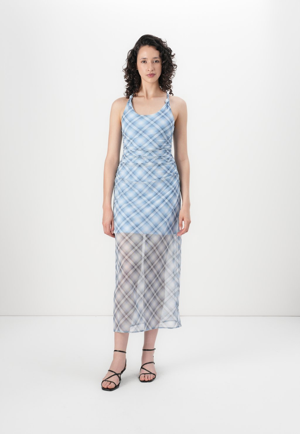 

Повседневное платье HALTER DRESS Abercrombie & Fitch, синий