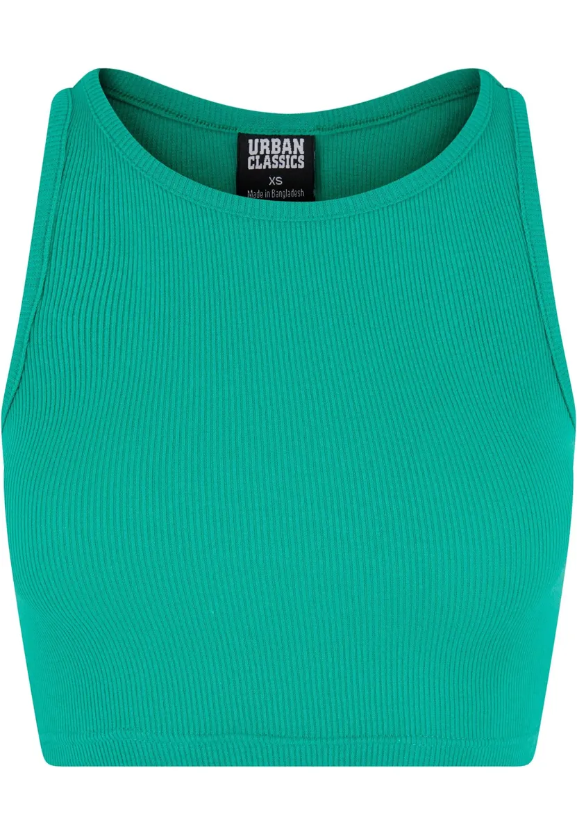 

Майка-топ URBAN CLASSICS " Urban Classics Ladies Cropped Rib Top", цвет Ferngreen