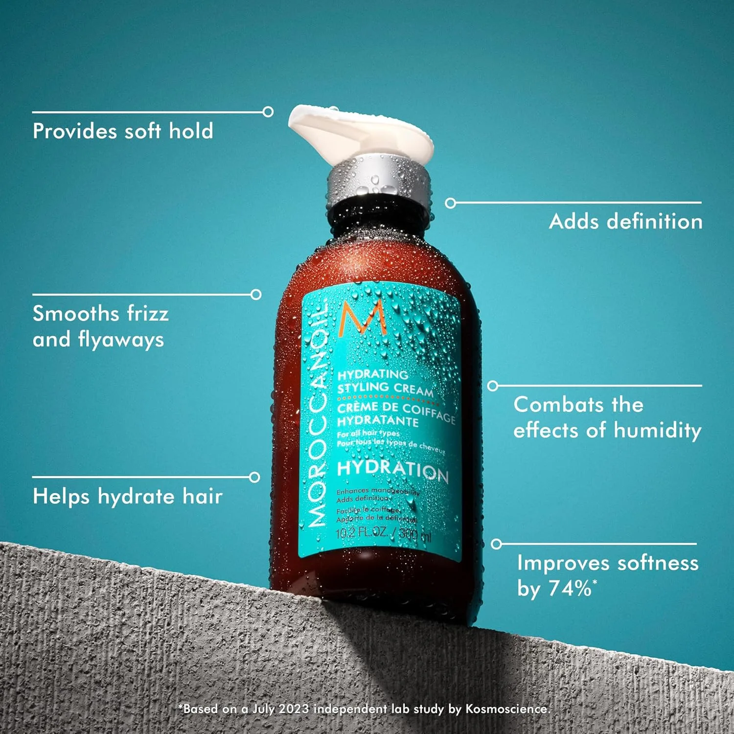 Увлажняющий крем для укладки волос Moroccanoil 302 мл (1 шт.) — фото 2