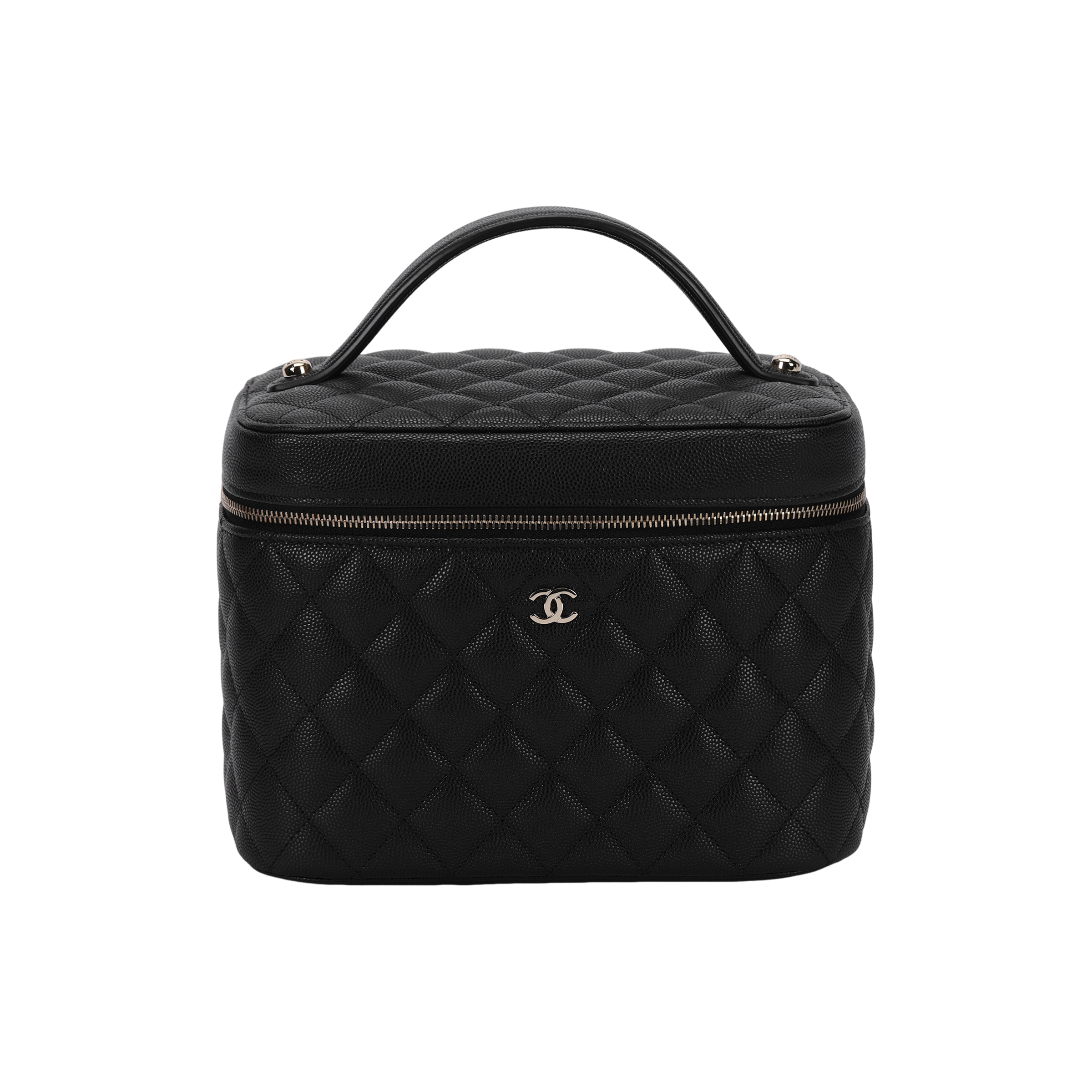 

Кожаная сумочка для косметики из икры теленка CHANEL, basic set (bag+dust bag)