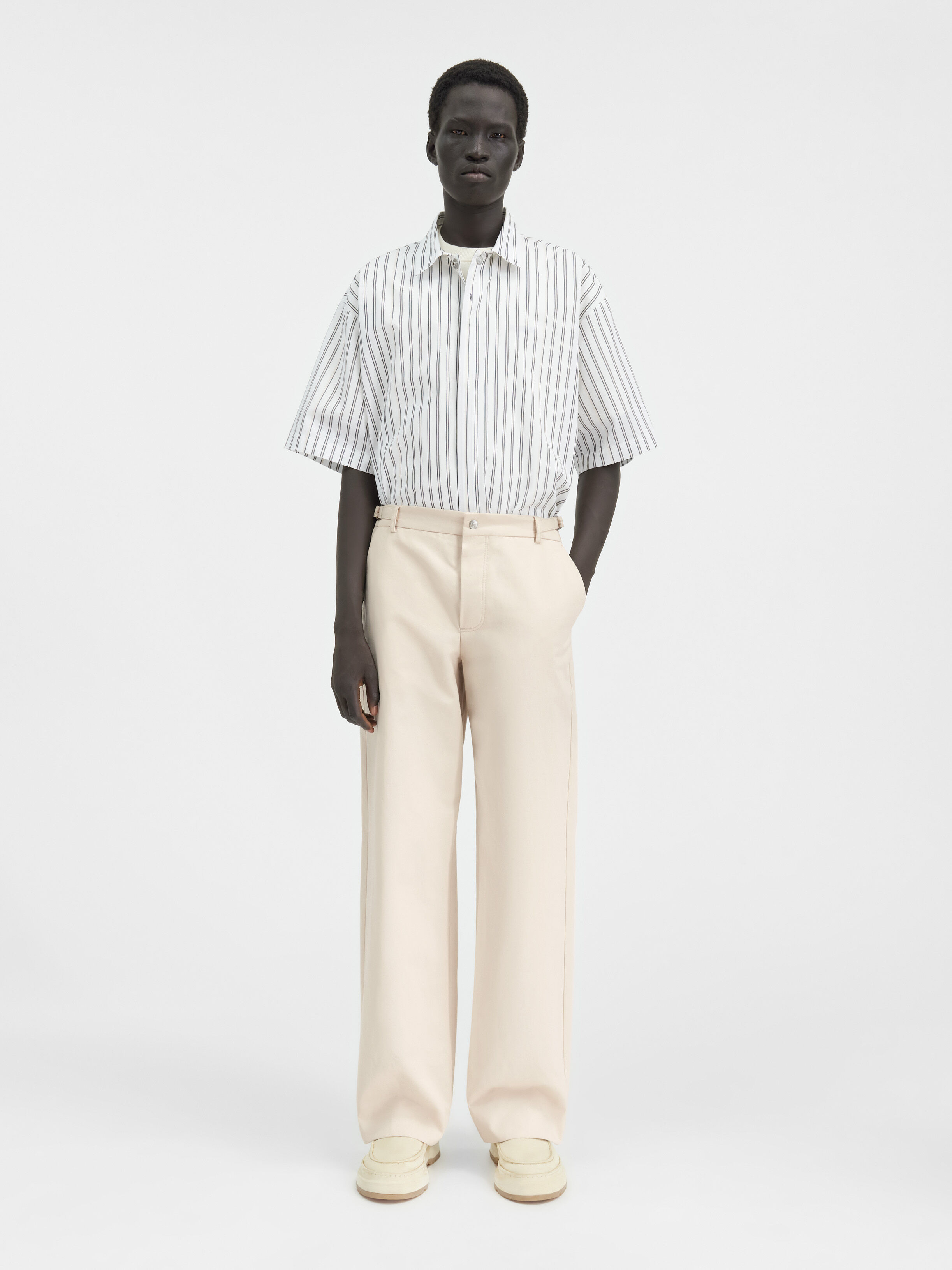 

Рабочие брюки JACQUEMUS The Jean pants, бежевый