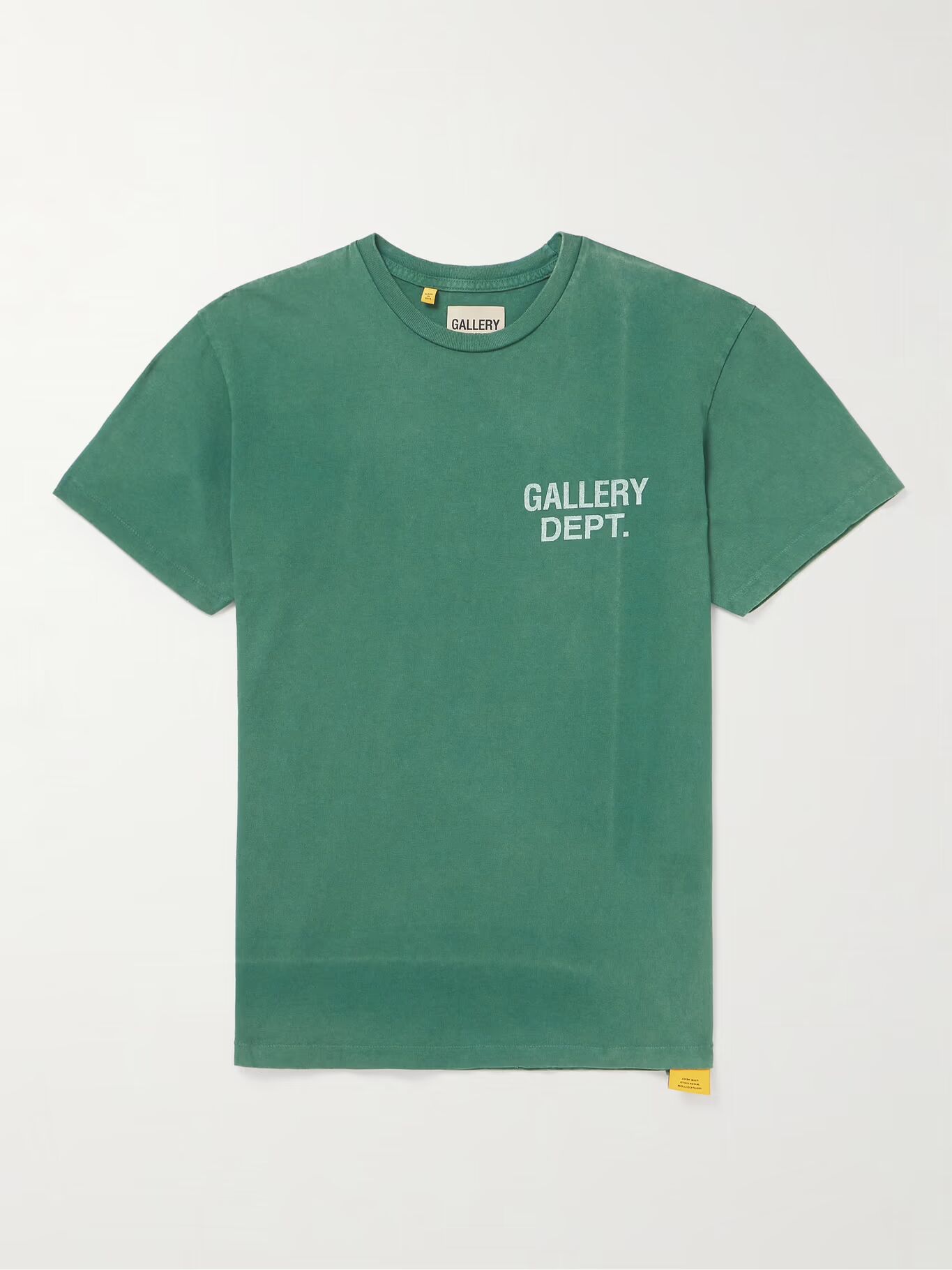 

Футболка из хлопкового джерси с винтажным логотипом GALLERY DEPT., зеленый