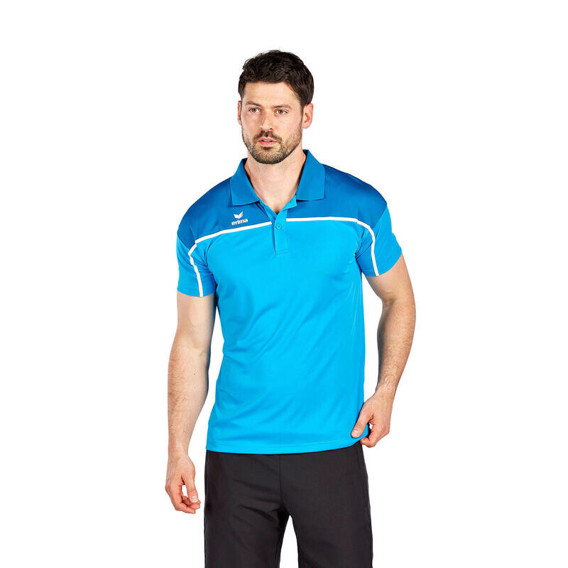 

Рубашка-поло Erima, цвет karibikblau/lupinenblau