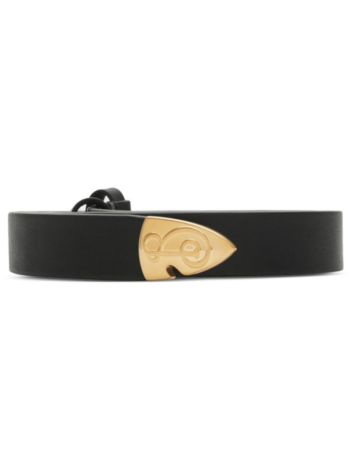 

Ремень Thin Leather B Burberry, черный