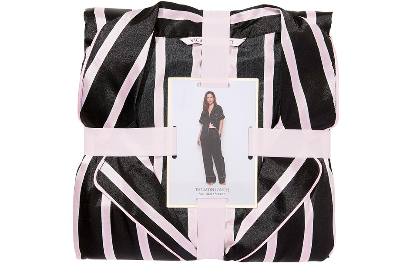 

Пижама Women's Victoria's Secret, черный sole розовый stripes