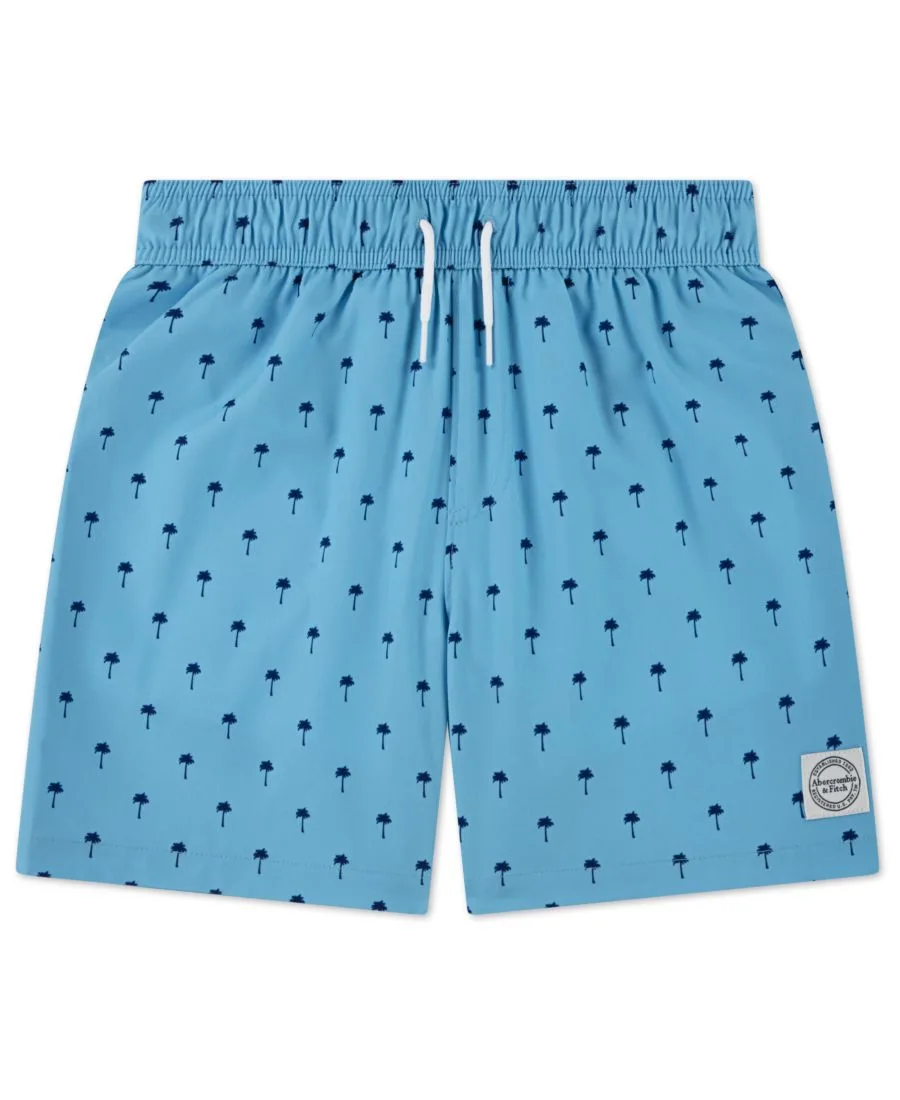 Плавки с принтом для мальчиков Abercrombie kids, sodalite синий