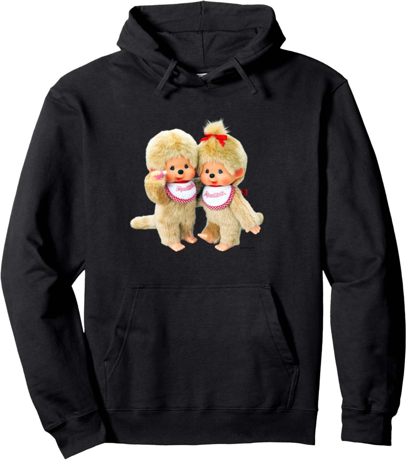 

Худи с графическим принтом Monchitch Monchhichi, черный
