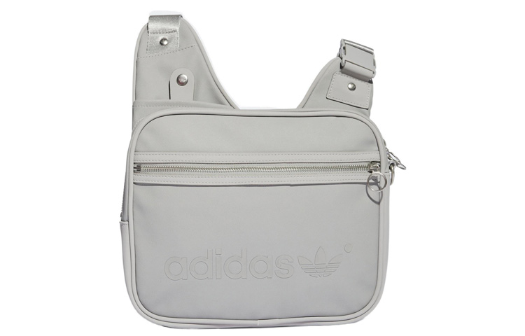 

Полиуретановая поясная сумка, Кроссбоди обычная унисекс серая Adidas Originals