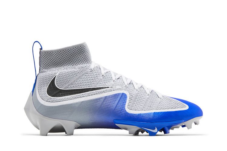 Бутсы Nike Vapor Edge 360 Untouchable Mid 'Wolf Grey Racer Blue', серый — фото 2