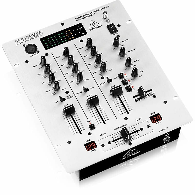 

Микшер Behringer Pro Mixer DX626 3-Channel DJ Mixer