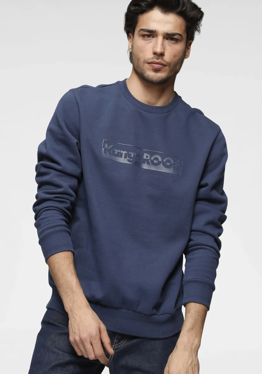 

Толстовка KangaROOS с большим логотипом спереди, синий